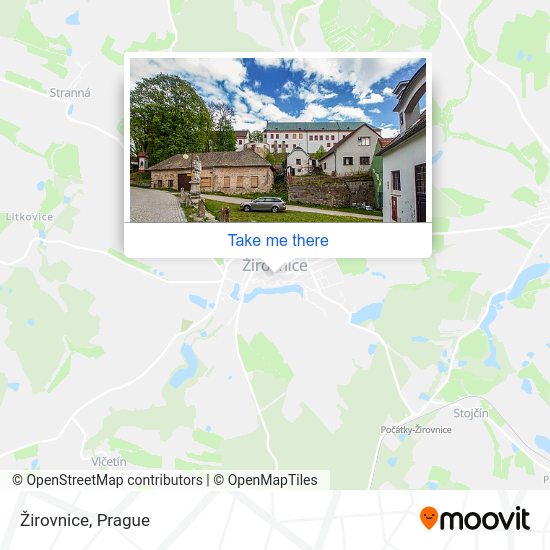 Карта Žirovnice