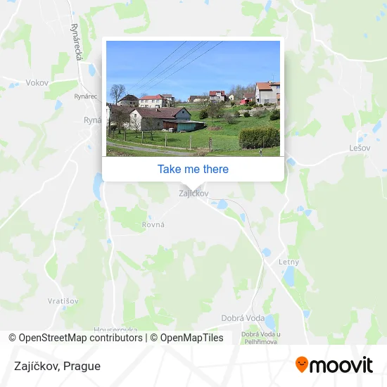 Карта Zajíčkov