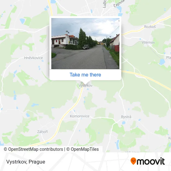 Карта Vystrkov