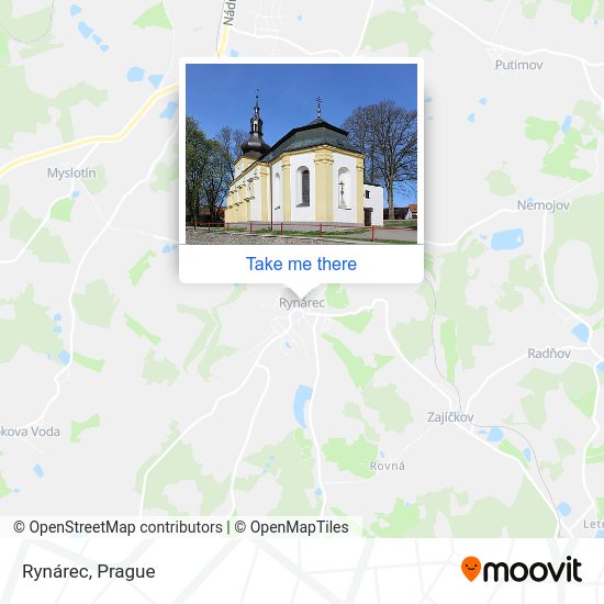 Карта Rynárec