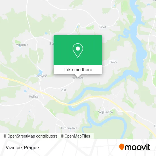 Карта Vranice