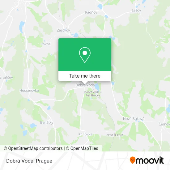 Карта Dobrá Voda