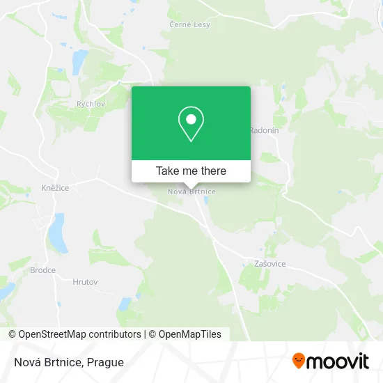 Карта Nová Brtnice