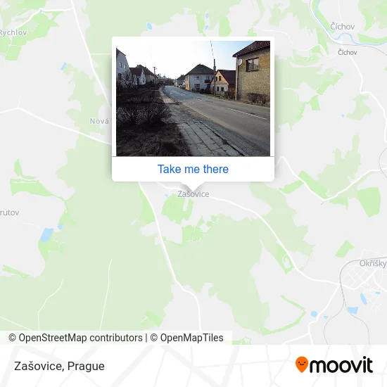 Карта Zašovice