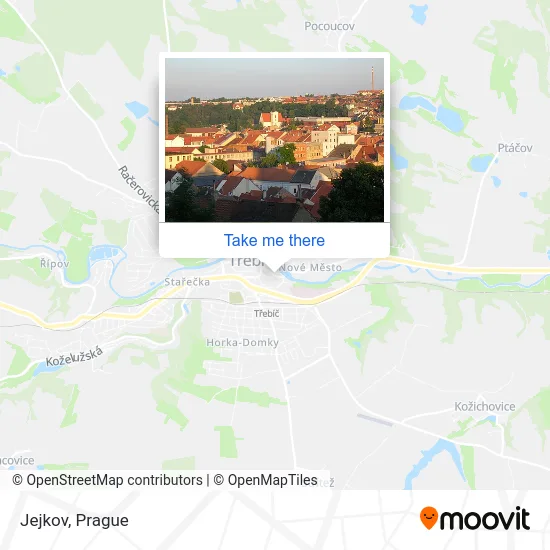 Карта Jejkov