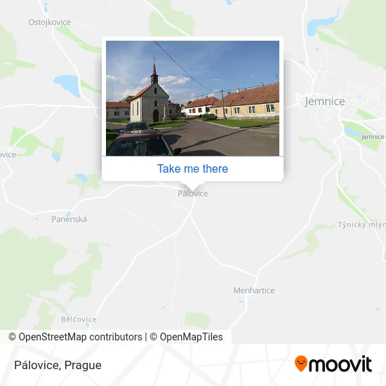 Карта Pálovice