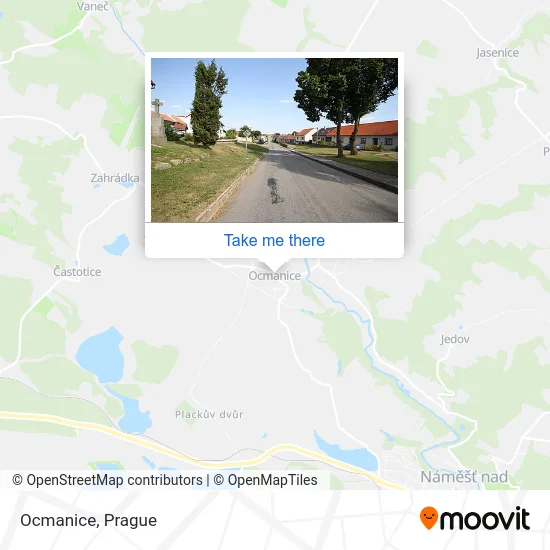 Карта Ocmanice