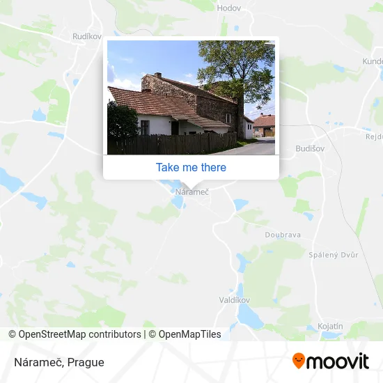 Карта Nárameč