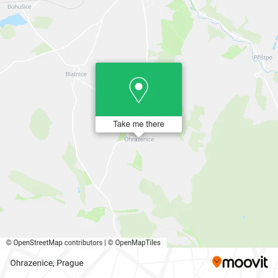 Карта Ohrazenice