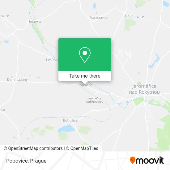 Карта Popovice