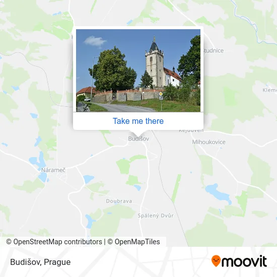 Карта Budišov