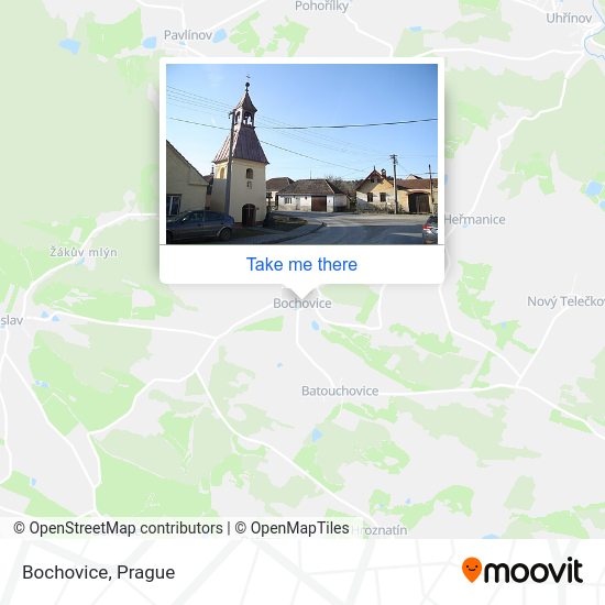Карта Bochovice