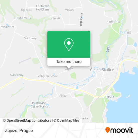 Карта Zájezd