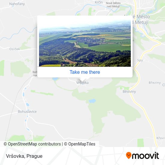 Vršovka map