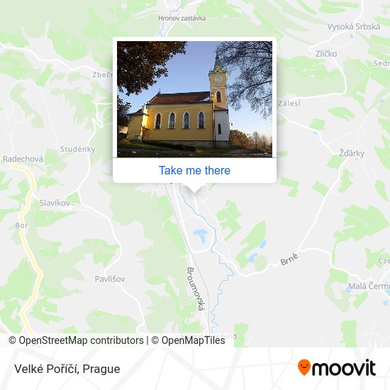 Velké Poříčí map