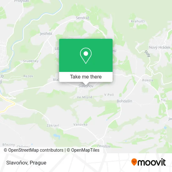 Карта Slavoňov