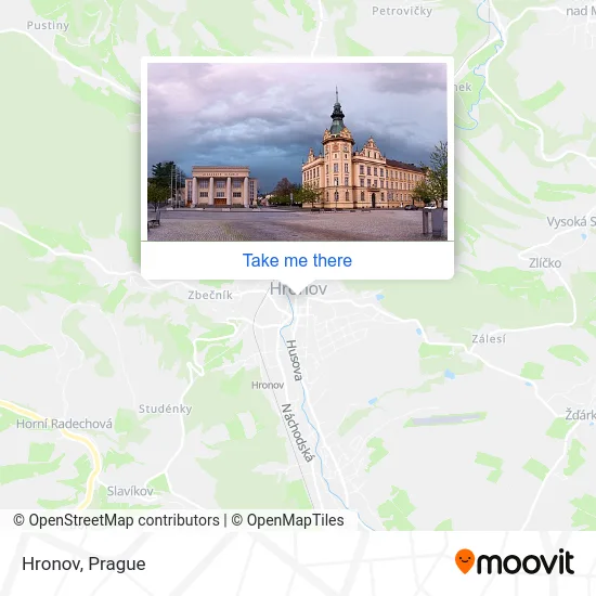 Карта Hronov