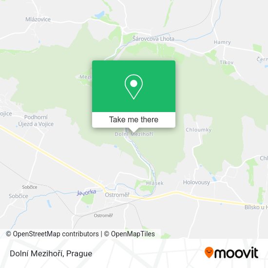 Dolní Mezihoří map