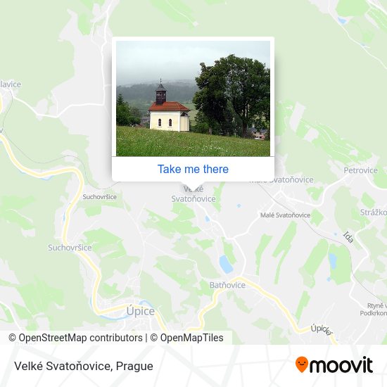Velké Svatoňovice map