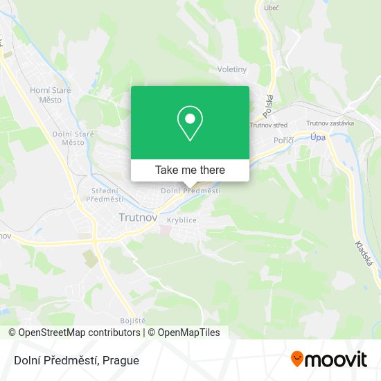 Dolní Předměstí map