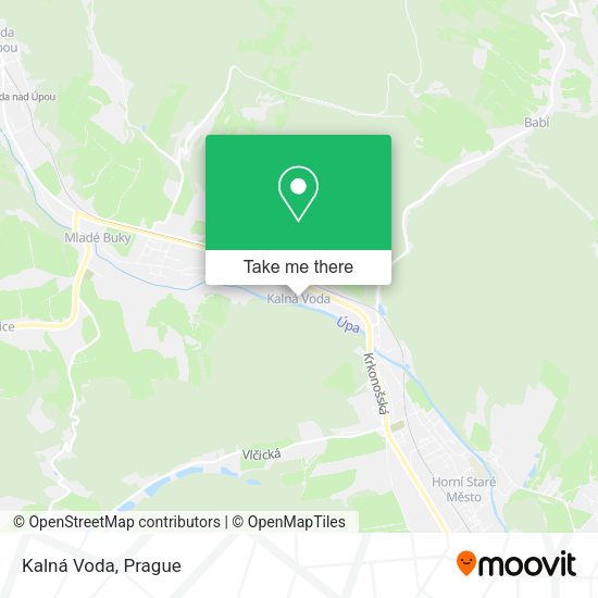 Карта Kalná Voda