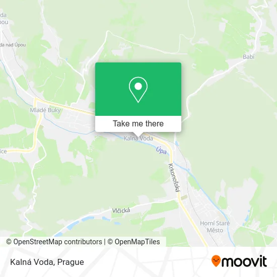 Карта Kalná Voda