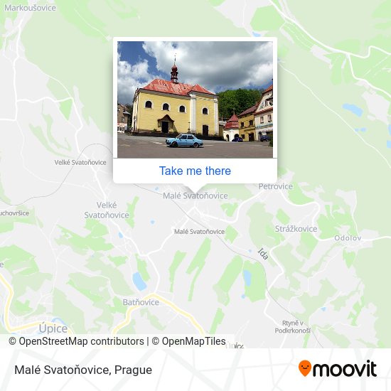 Malé Svatoňovice map