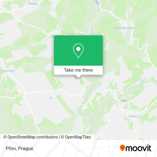 Карта Přím