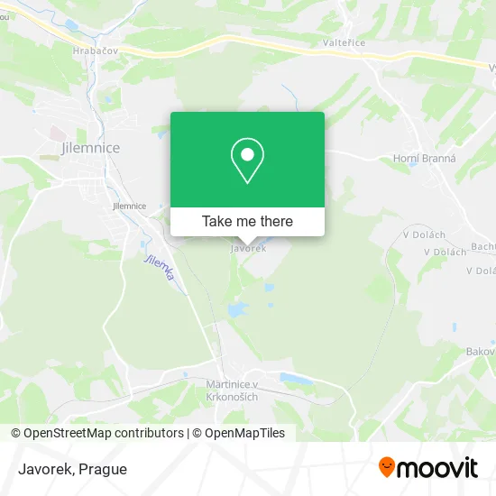 Карта Javorek