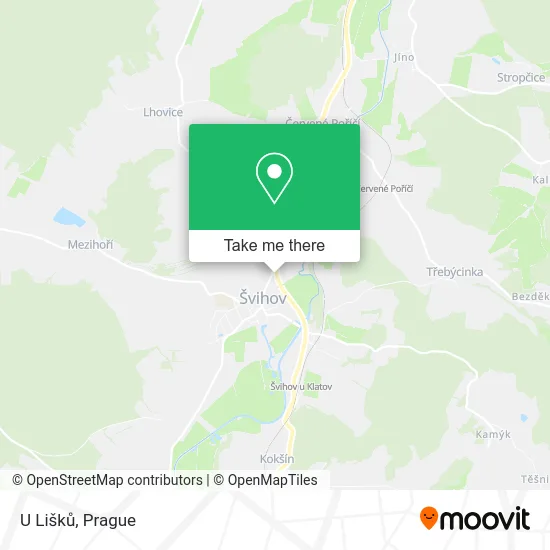 Карта U Lišků