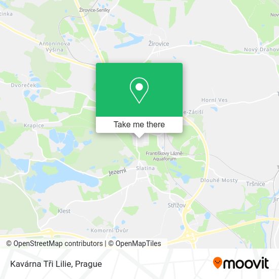 Kavárna Tři Lilie map