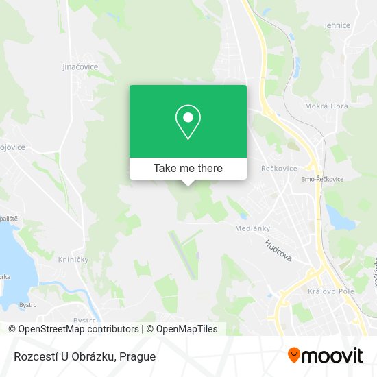 Rozcestí U Obrázku map