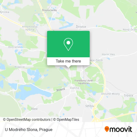 Карта U Modrého Slona