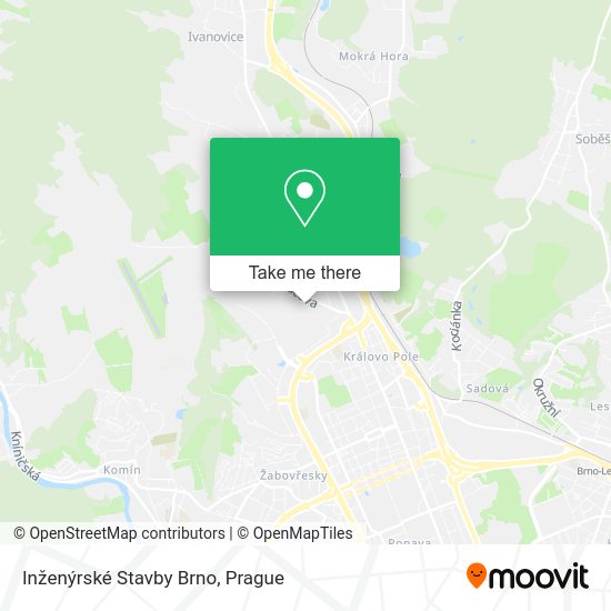 Inženýrské Stavby Brno map