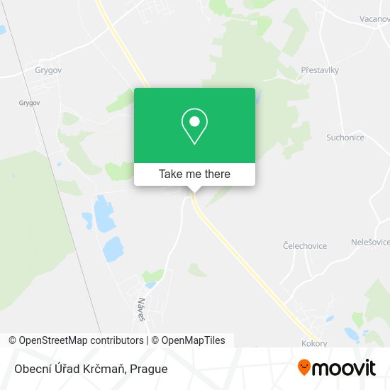 Obecní Úřad Krčmaň map