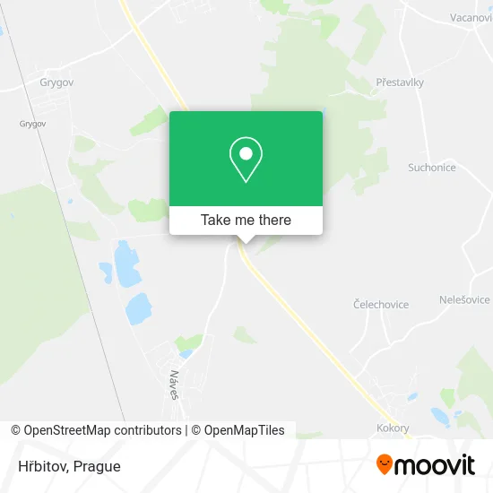 Карта Hřbitov