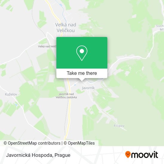 Карта Javornická Hospoda
