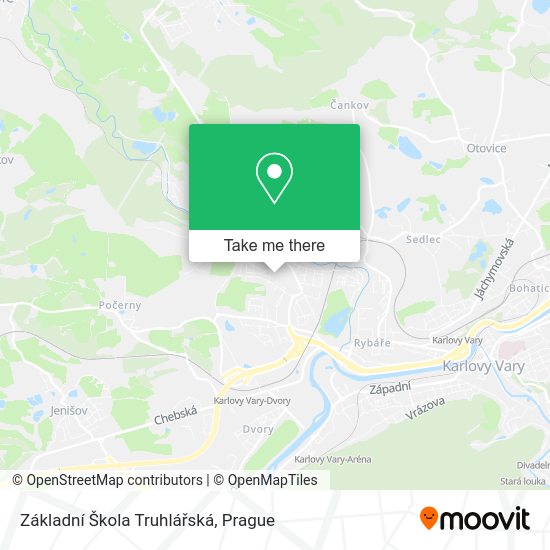 Základní Škola Truhlářská map