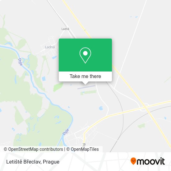 Letiště Břeclav map