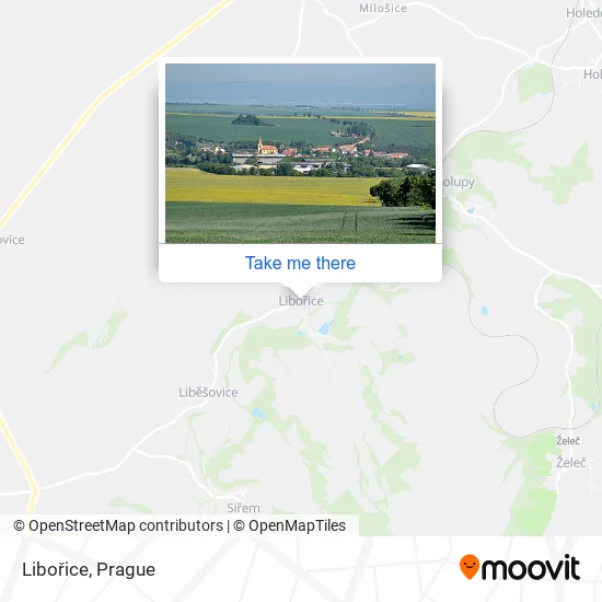 Карта Libořice