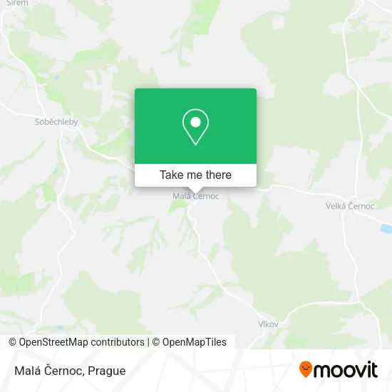 Карта Malá Černoc