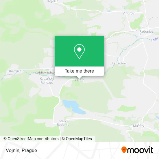 Карта Vojnín