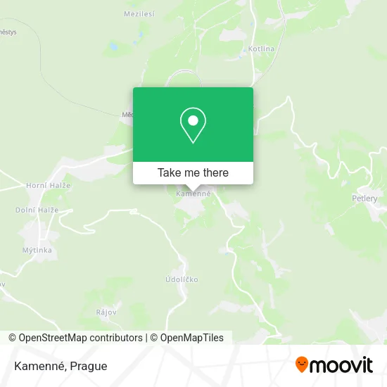 Карта Kamenné