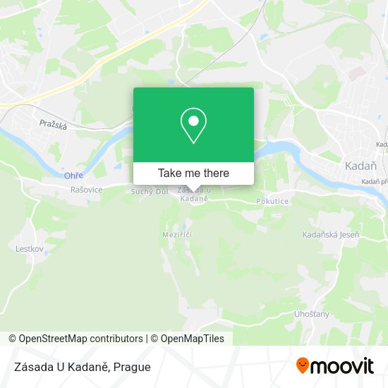 Zásada U Kadaně map