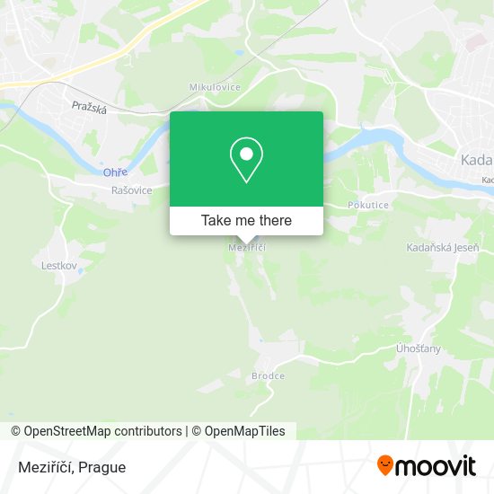 Meziříčí map