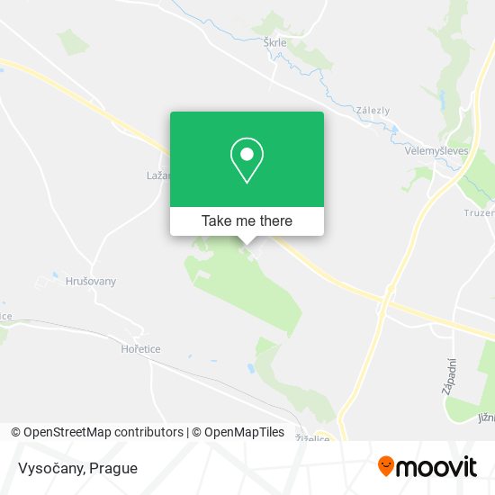 Карта Vysočany