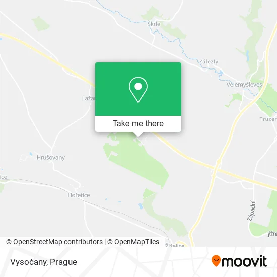 Карта Vysočany