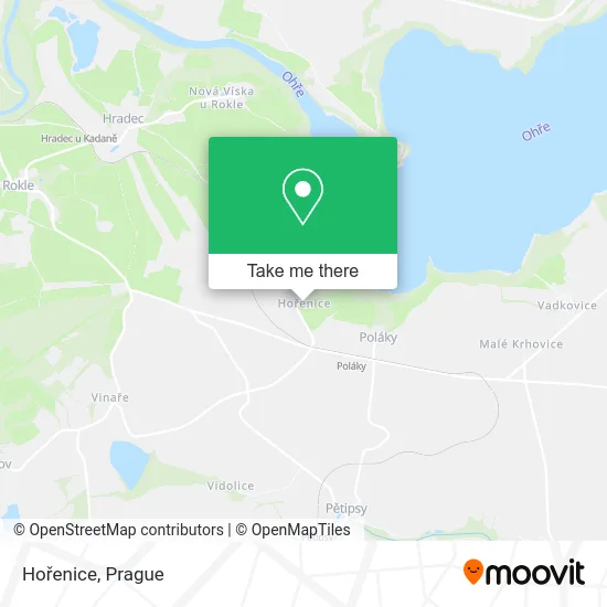 Карта Hořenice