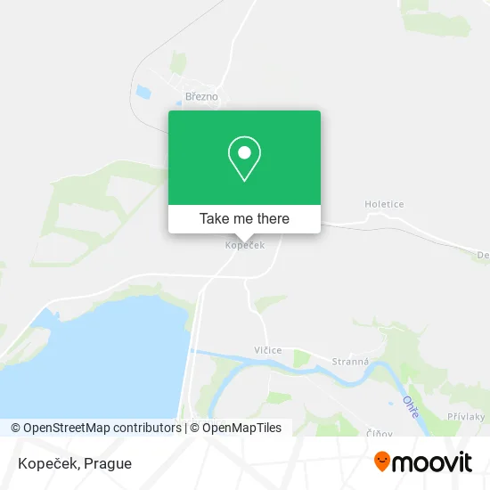 Карта Kopeček