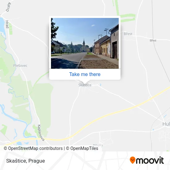 Skaštice map